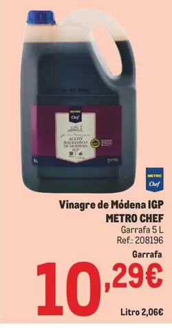 Oferta de Chef - Vinagre De Modena IGP por 10,29€ en Makro