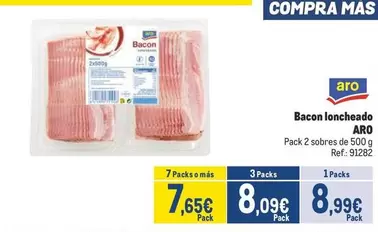 Oferta de Mas - Bacon Loncheado por 8,99€ en Makro