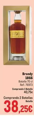 Oferta de 1866 - Brandy por 38,25€ en Makro