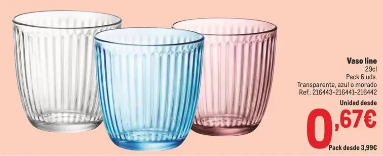 Oferta de Vaso Fine por 0,67€ en Makro