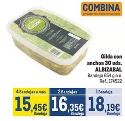 Oferta de Gilda - Gilda Con Anchoa 30 Uds. por 18,19€ en Makro
