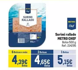 Oferta de Chef - Surimi Rallado por 5,15€ en Makro