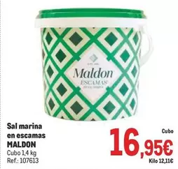 Oferta de Maldon - Sal marina en escamas por 16,95€ en Makro