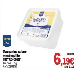Oferta de Chef - Margarina Sabor Mantequilla por 6,19€ en Makro