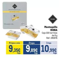 Oferta de Rioba - Mantequilla por 10,99€ en Makro