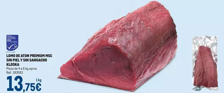 Oferta de Premium - Lyon De Atún  Hsc Surgelés por 13,75€ en Makro