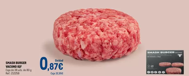 Oferta de Smash - Snack Burger por 0,87€ en Makro