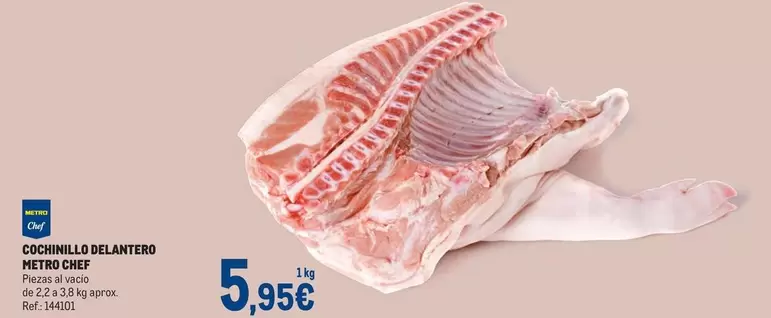 Oferta de Chef - Cochinillo Delantero por 5,95€ en Makro