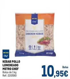 Oferta de Chef - Kebab Pollo Loncheado por 10,95€ en Makro