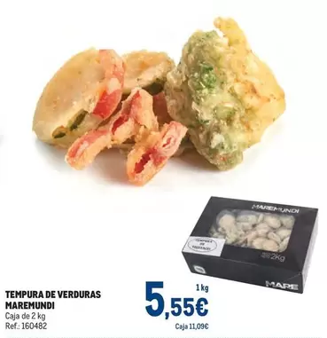 Oferta de Maremundi - Tempura De Verduras por 5,55€ en Makro