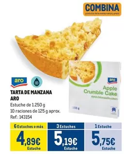 Oferta de Aro - Tarta De Manzana por 5,75€ en Makro