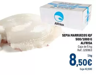 Oferta de Alfrisa - Sepia Marruecos Iqf 500/1000 G por 8,5€ en Makro