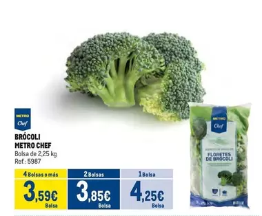 Oferta de Chef - Brócoli por 4,25€ en Makro