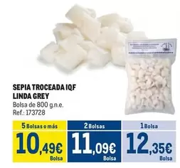 Oferta de Sepia Troceada Iqf por 12,35€ en Makro