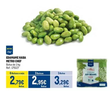 Oferta de Chef - Edamame Haba por 3,29€ en Makro