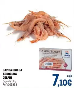 Oferta de Delfín - Gamba Griega Arrocera por 7,1€ en Makro