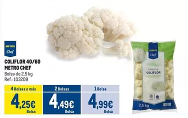Oferta de Makro - Coliflor 40/60 por 4,99€ en Makro