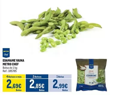 Oferta de Chef - Edamame Vaina por 2,99€ en Makro