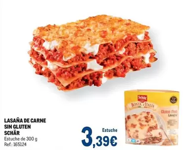 Oferta de Schär - Lasana De Carne Sin Gluten por 3,39€ en Makro