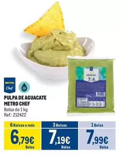 Oferta de Chef - Pulpa De Aguacate por 7,99€ en Makro