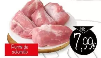 Oferta de Punta De Solomillo por 7,99€ en Supermercados Piedra