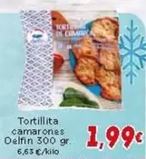 Oferta de Delfín - Tortillita Camarones por 1,99€ en Supermercados Piedra