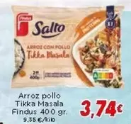 Oferta de Findus - Arroz Pollo Tikka Masala por 3,74€ en Supermercados Piedra