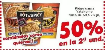 Oferta de Nestlé - Fideo Gama Yatekomo en Supermercados Piedra