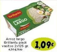 Oferta de Brillante - Arroz Largo por 1,09€ en Supermercados Piedra