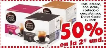 Oferta de Nescafé - Café Intenso/ Con Leche/ Cortado O Descafeinado Dolce Gusto en Supermercados Piedra