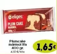 Oferta de Ifa Eliges - Plumcake marmol por 1,65€ en Supermercados Piedra
