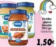Oferta de Nestlé - Potito Gama por 1,5€ en Supermercados Piedra