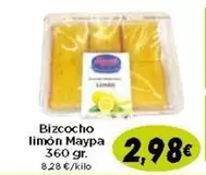 Oferta de Maypa - Bizcocho Limon por 2,98€ en Supermercados Piedra