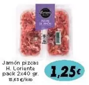Oferta de Loriente - Jamon Pizcas por 1,25€ en Supermercados Piedra