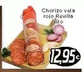 Oferta de Chorizo Vela Rojo Revilla por 12,95€ en Supermercados Piedra