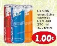 Oferta de Red Bull - Bebida Energética Sabores por 1€ en Supermercados Piedra