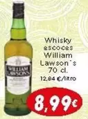 Oferta de William Lawson's - Whisky Escoces por 8,99€ en Supermercados Piedra