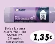 Oferta de Ifa sabe - Bolsa Basura Cierre Facil Lilla por 1,35€ en Supermercados Piedra