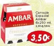 Oferta de Ambar - Cerveza Especial por 3,5€ en Supermercados Piedra