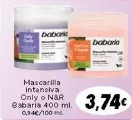 Oferta de Babaria - Mascarilla Intensiva  por 3,74€ en Supermercados Piedra