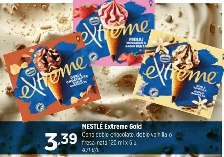 Oferta de Nestlé - Extreme Gold por 3,39€ en Coviran