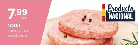 Oferta de Aldelis - Hamburguesas De Pollo por 7,99€ en Coviran