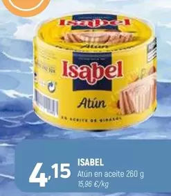 Oferta de Isabel - Atún En Aceite por 4,15€ en Coviran