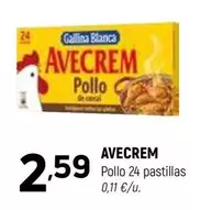 Oferta de Gallina Blanca - Pollo 24 Pastillas por 2,59€ en Coviran