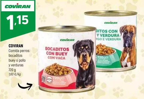 Oferta de Coviran - Comida Perros Con Buey por 1,15€ en Coviran