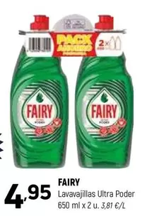 Oferta de Fairy - Lavavajillas Ultra Poder por 4,95€ en Coviran