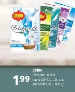 Oferta de Orion - Pinza Antipolilias Duplo por 1,99€ en Coviran