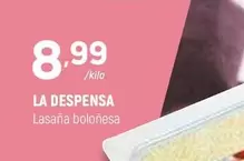 Oferta de La Despensa - Lasana Bolonesa por 8,99€ en Coviran
