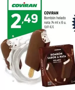 Oferta de Coviran - Bombon Helado Nata por 2,49€ en Coviran