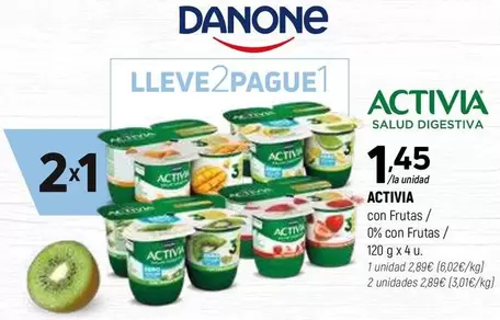 Oferta de Danone - Activia por 1,45€ en Coviran